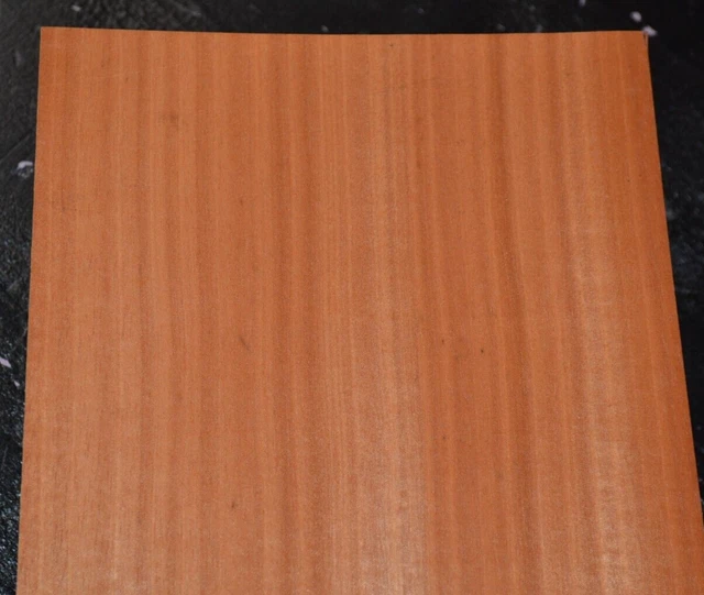 African Cherry Raw Wood Veneer Sheet 7.5 x 31 inches 1/42nd             L4665-56