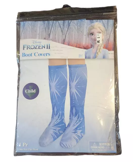 Party City Elsa Travel Boot Covers for Girls  Frozen 2  Costume Accessories