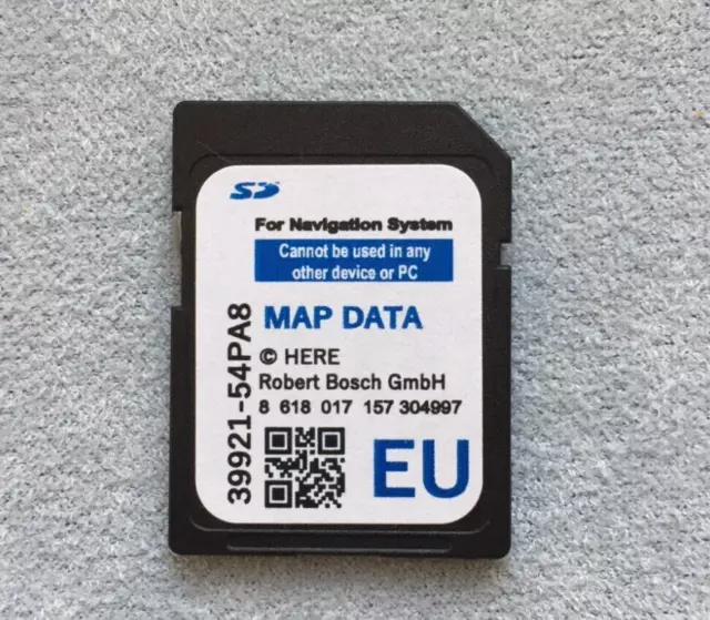 Suzuki SLDA Bosch 20230EU & UK NAVI SD Card for Swift NEW VERSION PA8 latest pa8