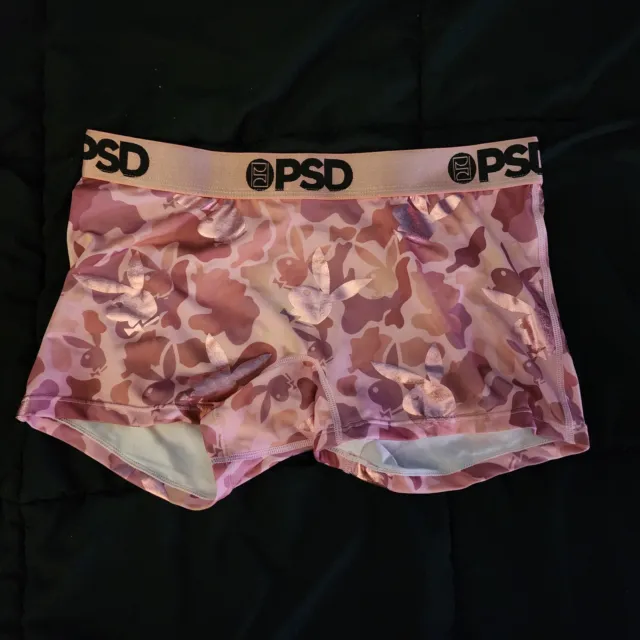 PSD Womens Boy Short Sommer Ray Flamingo Leaves Size MEDIUM