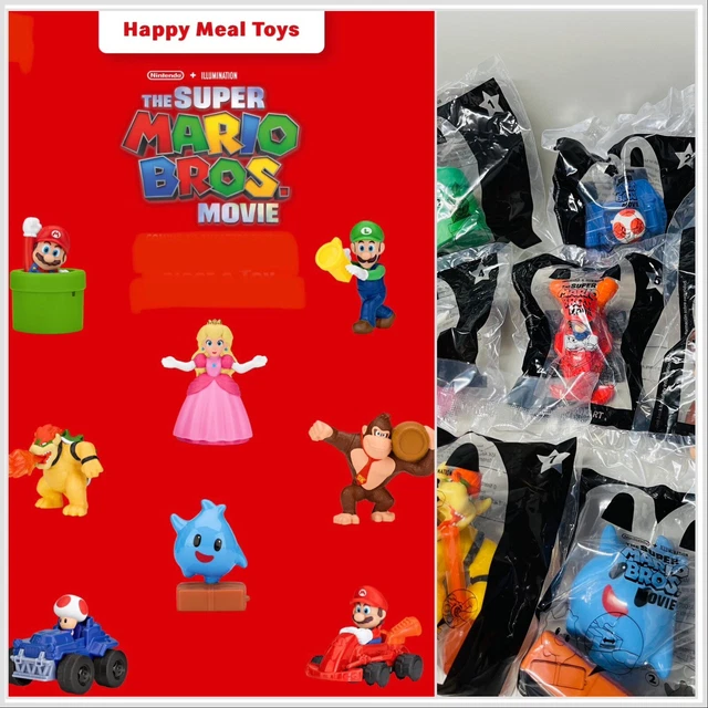2022 MCDONALD’S SUPER Mario Bros Movie Happy Meal Toys Complete Set of