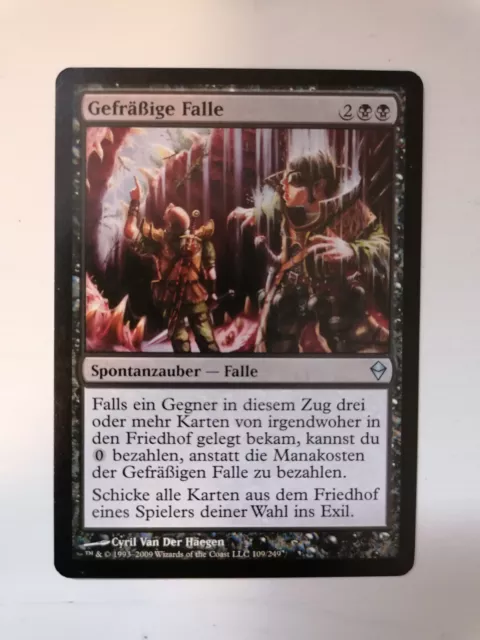 MTG MAGIC THE GATHERING ZENDIKAR Gefräßige Falle