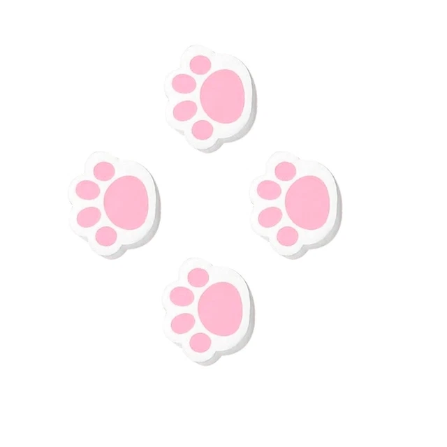 4 piezas limpiadores de espejos con forma de garra de gato esponja de lavado de espejo esponja de limpieza