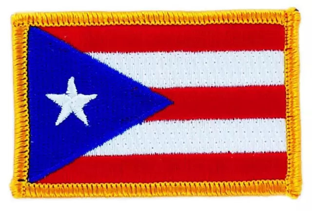 Patch Embroidered Patch Flag Puerto Rico Yanks Thermoadhesive