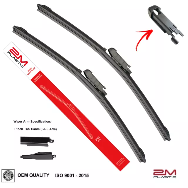 Front Windshield Wiper Blade For CHEVROLET Sonic 2012-2020 26" 15" All Season