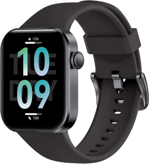 STECEi Smartwatch for Men and Women, 1.95 Inch HD Curved Screen, Smartwatch with Call/Answer, IP68 Waterproof, Black STECEi Smartwatch for Men and Women, 1.95 Inch HD Curved Screen, Smartwatch with Call/Answer, IP68 Waterproof, Black