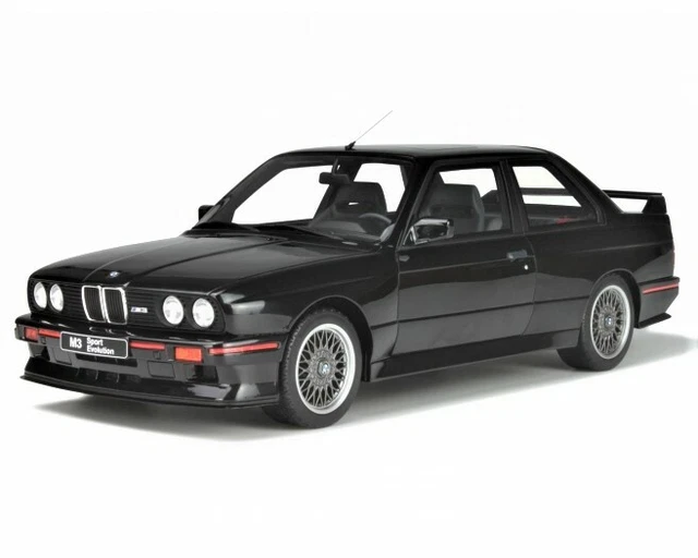 1:12 OTTO MOBILE BMW M3 E30 Sport Evolution black noir schwarz G023 NEU ...