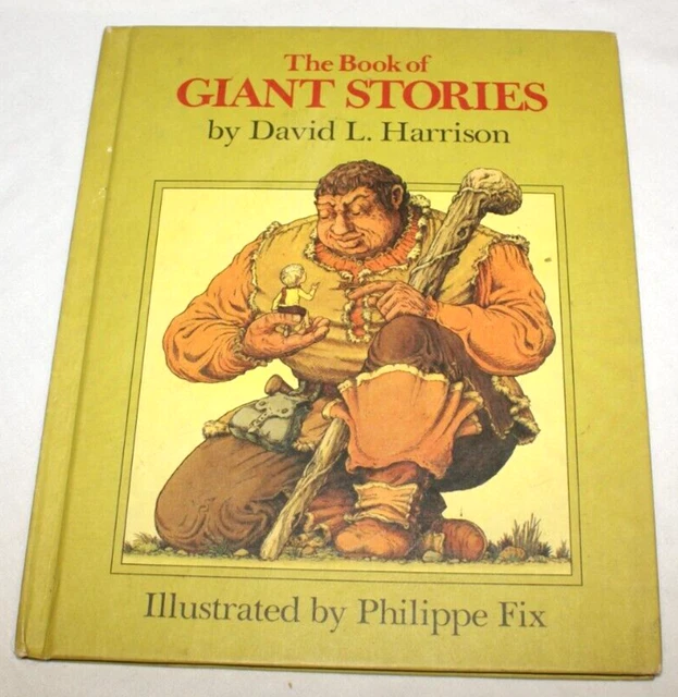 VTG THE BOOK of Giant Stories Hardcover Children's Book By David L