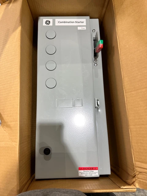 Size 0 Combination Motor Starter 120v Coil 3 Phase Nema 1 sela36aI0007 breaker