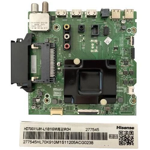 Carte mère télé Hisense 55U7QF Référence: RSAG7.820.10498/ROH - vente de pièces détachées et d'appareils multimédia