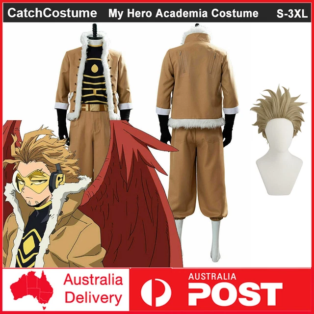 My Hero Academia Wing Hero Hawks Keigo Takami Cosplay Costume coscarnival