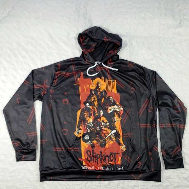 SLIPKNOT PREPARE FOR HELL TOUR HOODIE RARE Mens SIZE 3XL XXXL