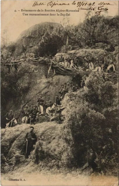 CPA AK Military - A Reconnaissance in the Zeg-Zel ALGERIA (1145540)