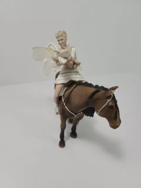 SCHLEICH HORSE Bayala SET 2007 w/Matching FAIRY Baby Elf Rare Germany Combo LOT