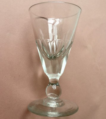 2 anciens verres a absinthe bistrot hauteur 16 cms 