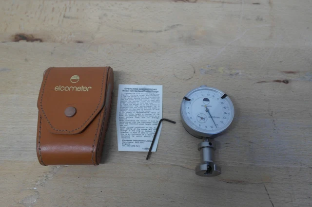 ELCOMETER 123 SURFACE Profile Gauge with Case $273.49 - PicClick