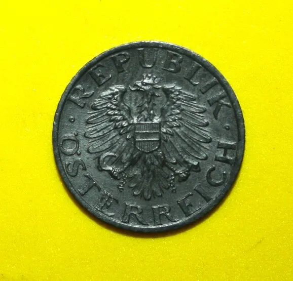 S10 - Austria 5 Groschen 1979 Choice Uncirculated Coin - Imperial Eagle