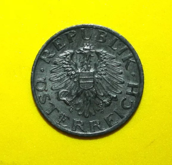 S10 - Austria 5 Groschen 1979 Choice Uncirculated Coin - Imperial Eagle