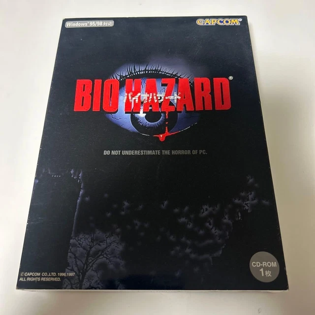 BIOHAZARD RESIDENT EVIL 1 - Windows 95 PC CD-ROM Capcom Horror