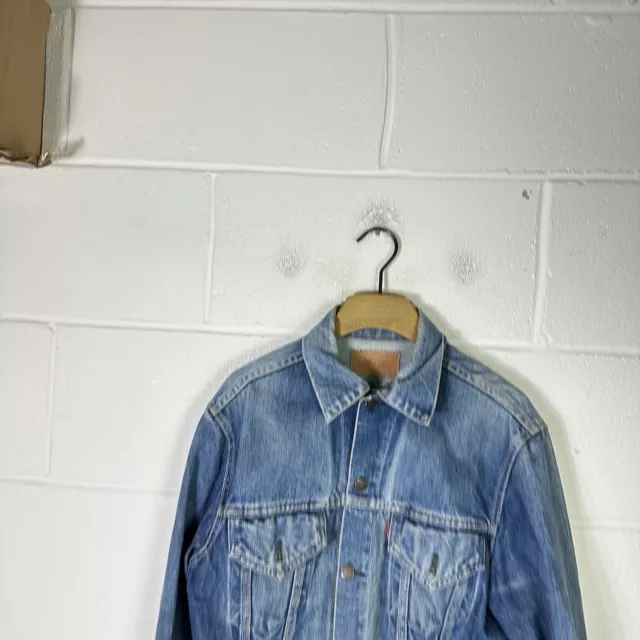 Vintage Levis Jacket Mens 38 Blue 70505 0217 Big E Orange Tab Denim Type 3 70s 2