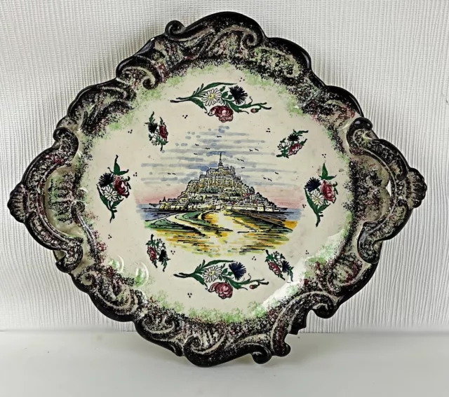 ASSIETTE MONT SAINT-MICHEL. XIX ème siècle. EUR 34,30 - FR