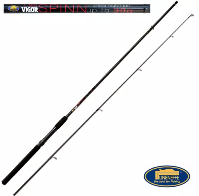 Lineaeffe Vigor Spinn 6ft 2pc Spinning Rod Travel Fishing Lure Rod 30g