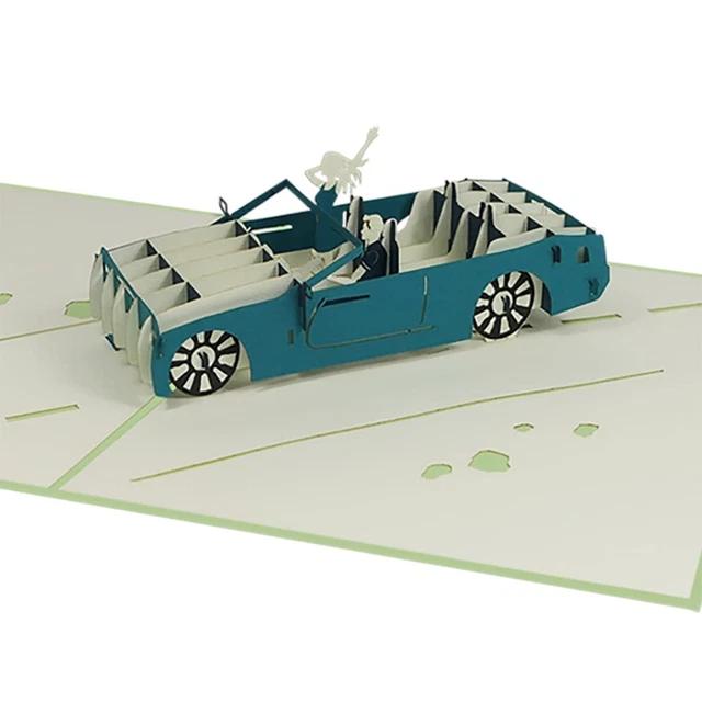 Sweetpopup Ski Pop Up Karte - 3D Glückwunschkarte Mit Notizkarte Für Skifahrer