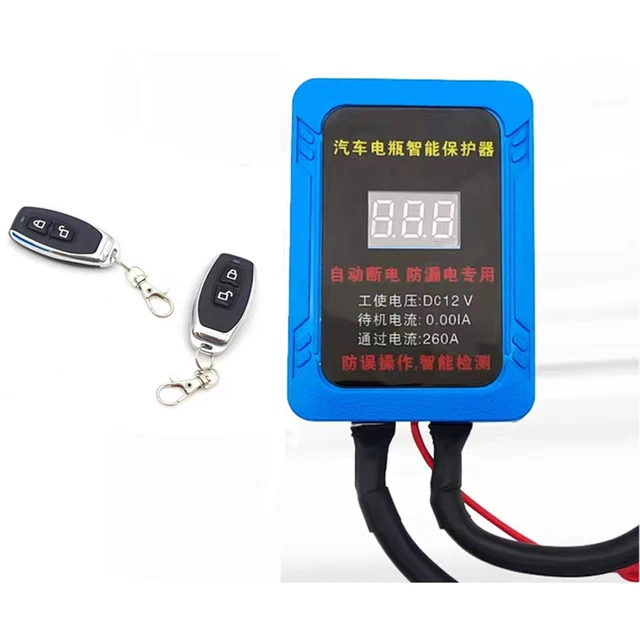 CAR BATTERY ISOLATOR Switch Disconnect Power Cut Off Kill W/Dual Remote ...