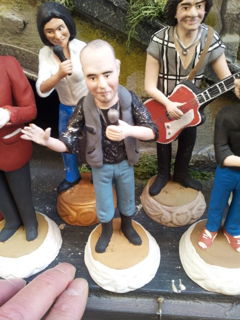 Figurine Lady Gaga 30 Cm - Crèche Berger En Terre Cuite - Pièce Unique Dvv