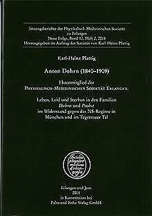 Anton Dohrn (1840-1909) Ehrenmitglied der Physikali... | Buch | Zustand sehr gut