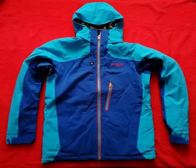 Columbia Mens Titanium Omni-Tech Ski Winter Jacket Blue XL RRP £350