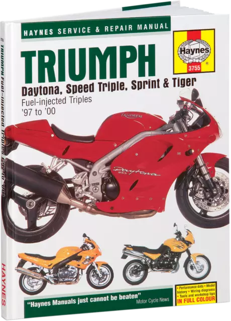 Haynes 3755 Manuale Di Officina Moto Triumph Daytona 955 I Centennial 2002