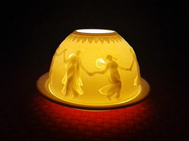 KONVOLUT 3X WINDLICHT Bisquit Porzellan * Weihnachten * Engel ...