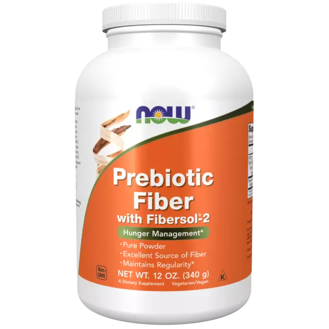 Now - Prebiotic Fiber with Fibersol®-2 Powder, 340g | Hunger Management