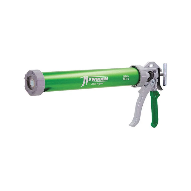 NEWBORN 620-AL-GREEN Caulk Gun, Bulk/Sausage Packs,Grn,24 oz.