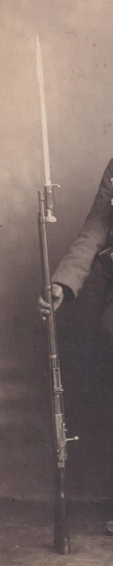 CDV volle Ausrüstung, Sägebajonett, Gewehr, Helmüberzug, Feldgrau 2