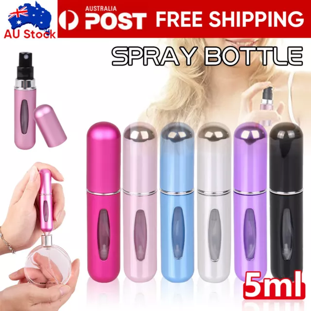 6ps Mini Perfume Atomizer Portable Travel Refillable Bottle Scent Pump Spray 5ml