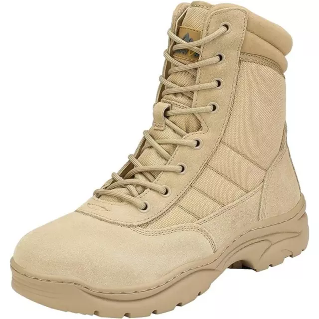 Herren Militär Einsatzstiefel Security Tactical Boot Zipper 43