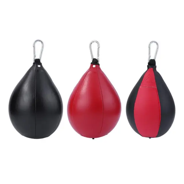 Shape PU Leather Ball Swivel Boxing Punch Bag Punching Training Speedballs