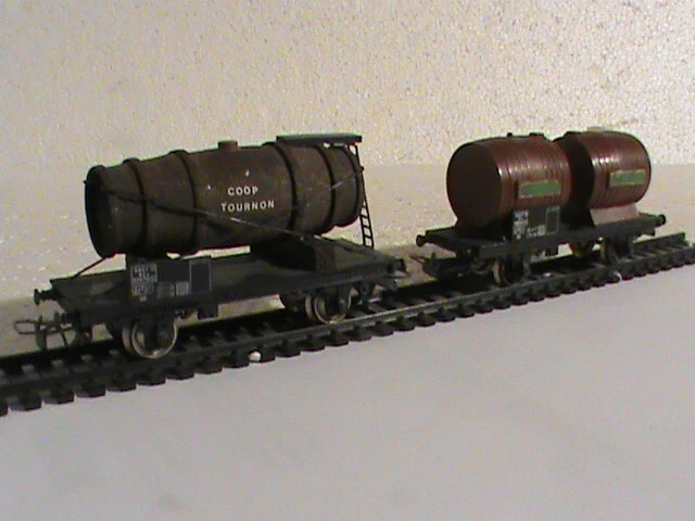 Lot Wagons Citernes Jouef HO – époque 4, Couleurs Variées, Voir Photos