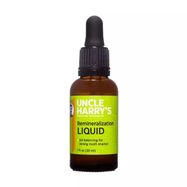 Uncle Harry's Natural, Fluoride-free Tooth Enamel Remineralization Liquid, 1 oz