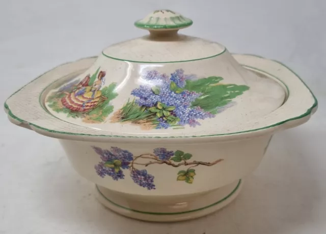 Hampton Ivory  Swinnertons England Lilac Time Tureen