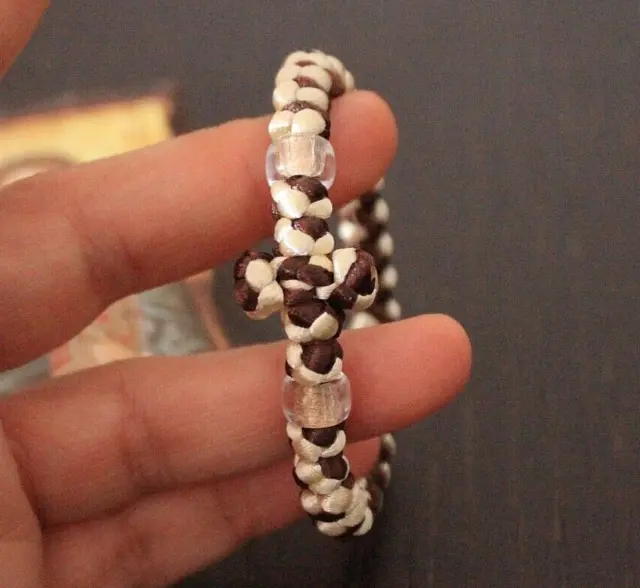 Orthodox prayer rope bracelet, 33 knots handmade komboskini, Christian brojanica