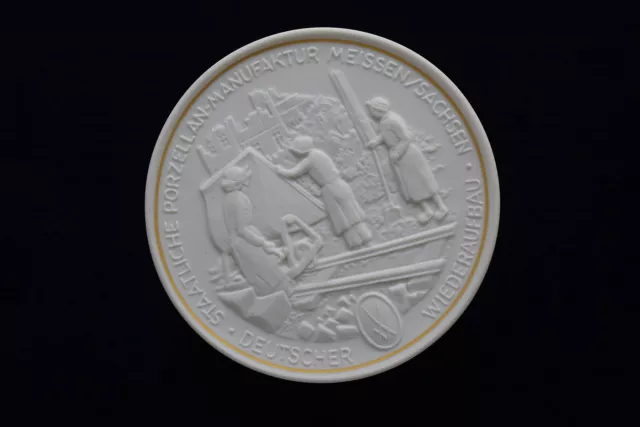 GERMANY MEISSEN THALER WIEDERAUFBAU 63mm B13 SBX7 - 34