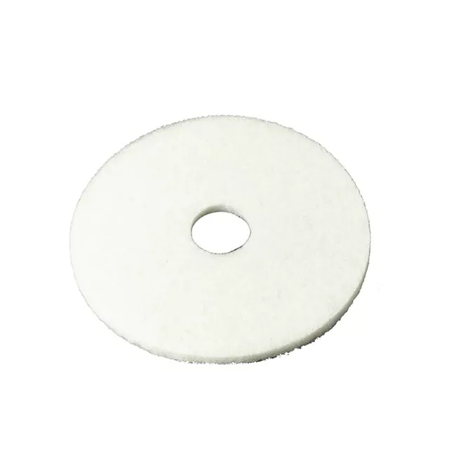 3M White Super Polish Pads 4100 5 Count 12in/po 305mm