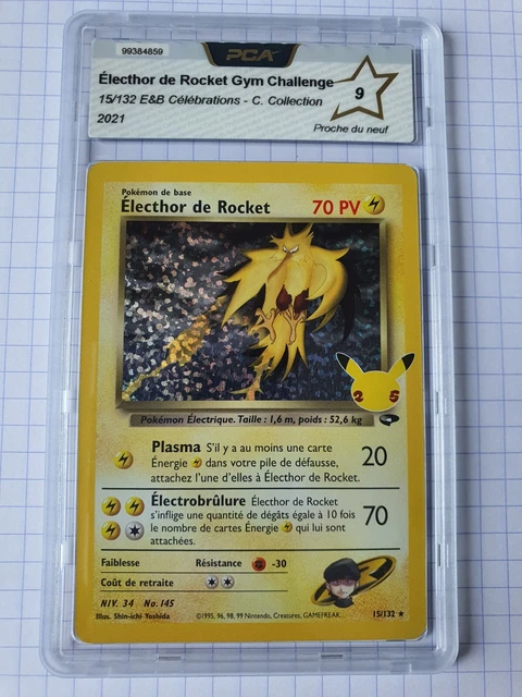 Carte Pokemon PCA 9 Electhor De Rocket Celebrations 25 Ans Pokemon Ultra Rare