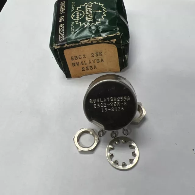 Clarostat RV4LAYSA253A Potentiometer - Lot of 4
