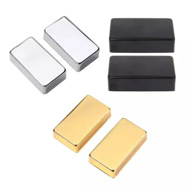 Couvercles de micro Humbucker de remplacement pour guitare électrique, 2