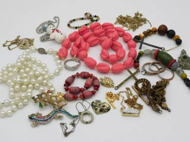Vintage Junk Drawer Jewelry for Crafts/Repair