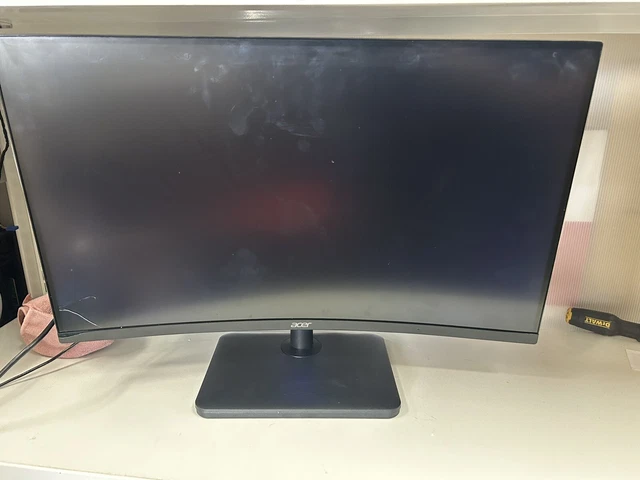 *Cracked Screen* Acer ED270R PBIIPX 27" Widescreen IPS LCD Monitor - Black